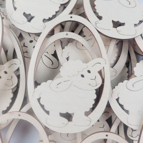 Wooden easter decoration set - easter, decoration,set