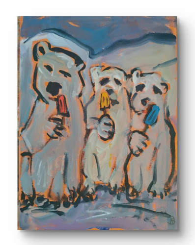 Original acrylic painting - , 30