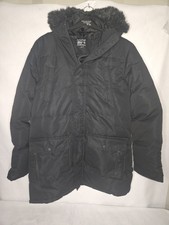 Brave Soul Mens Black Parka