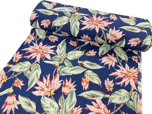 Floral seersucker fabric - floral,