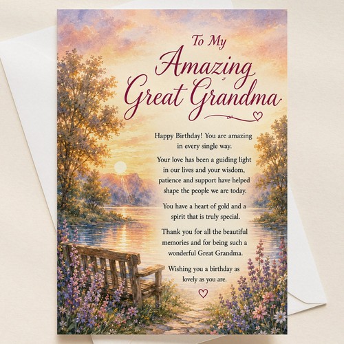 Amazing great grandma - amazing,