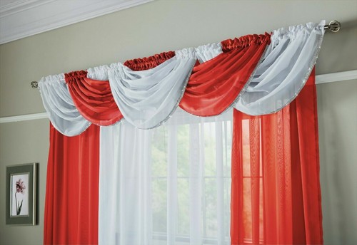 Diamante glitter voile curtain - diamante,