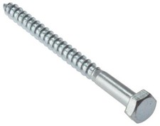 80mm zinc plated hex - 80mm,