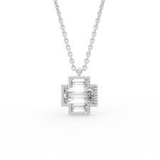 14K White Gold Lab Grown