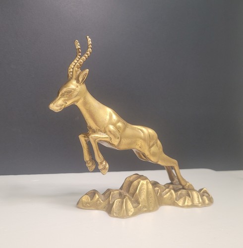 Vintage brass ibex - vintage,