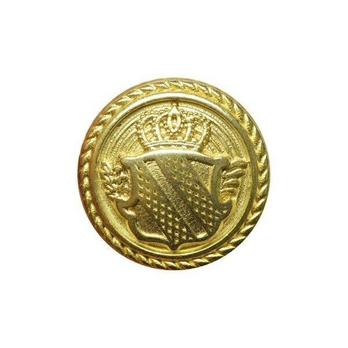 Round gold metal military - round,