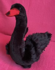 Latimer Of Bewdley Black Swan Soft Plush Toy 8” x 9” Tag