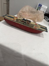 1940's WYANDOTTE TOY TIN USS