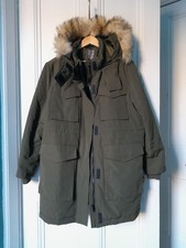 Khaki Green Winter Parka Style
