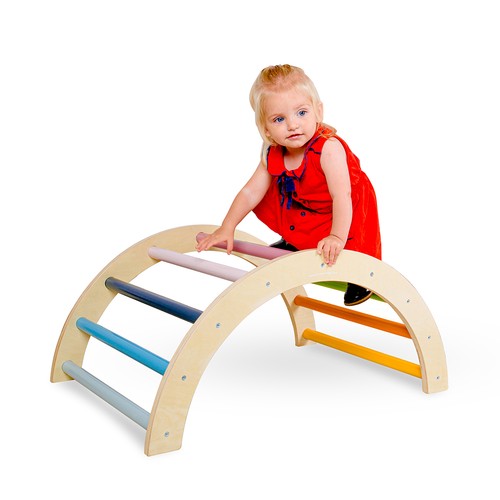 Bigjigs toys wooden - wooden, arched
