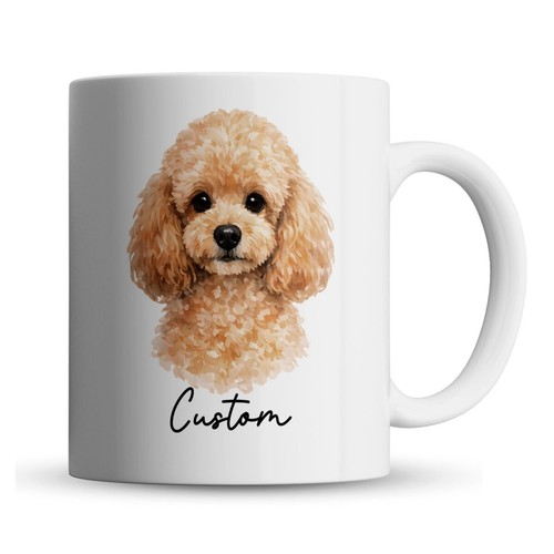 Personalised poodle dog gift - personalised,