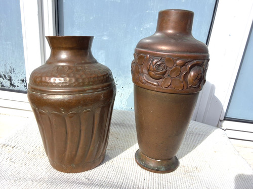 Antique hammered copper - hammered,