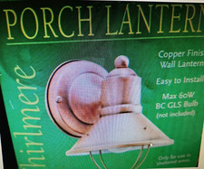 RING Outdoor Porch Lantern Light 'Therlmere' Copper Finish