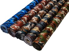 Waterproof Camo Ripstop Fabric Material Rip Stop 4oz Army Camouflage Nylon Look