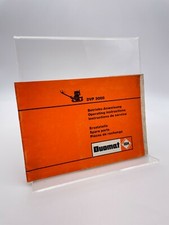 IBH / Duomat / Vibrator / DVP 3000 / Operating Manual And Spare Parts List