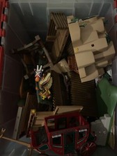 Playmobil Vintage Bundle Huge Western Cowboys Indians Fort