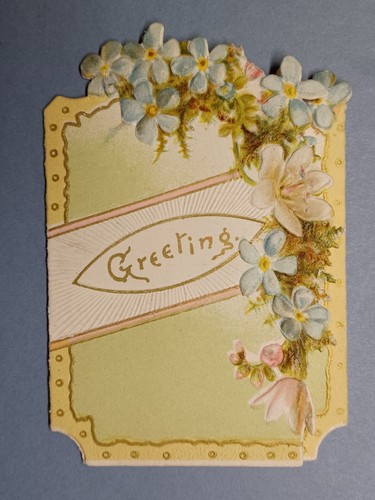 Victorian christmas card - christmas,