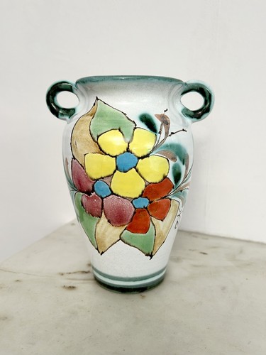 Porches pottery vase floral - pottery,