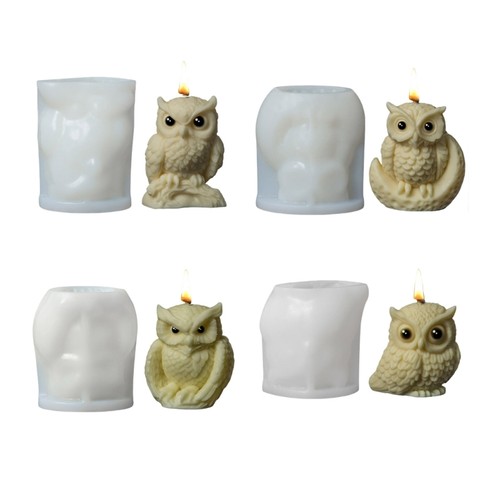 Unique owl sculptures mold - owl,