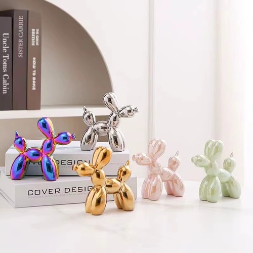 Ceramic balloon dog - dog, sculpture