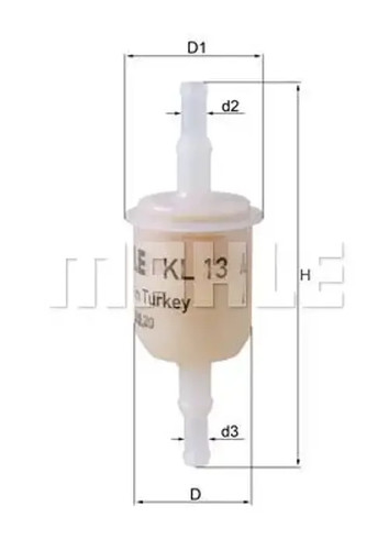 Fuel filter line kl - filter,