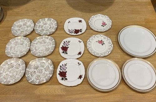 Vintage mixed floral side - vintage,