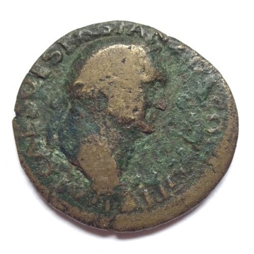 Vespasian roman coin - as,