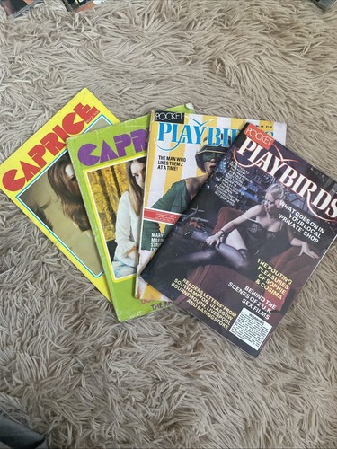 Vintage adult magazines - x4,