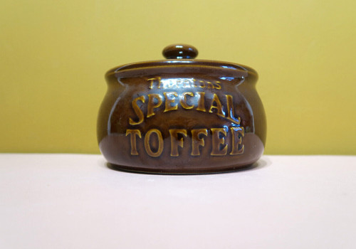 Vintage thorntons toffee jar - vintage,