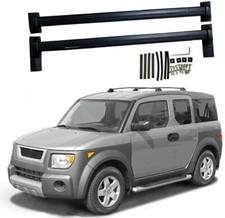 2Pcs Aluminum Roof Rail Rack
