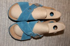 Dr Scholl's Turquoise mules