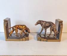 Art Deco Bronze Bookends