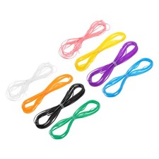 8pcs Lanyard String Plastic Lacing Cord String 2.5mm Gimp Weaving Kit,2.5m)