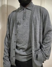 COS Mens Grey Layered Cashmere