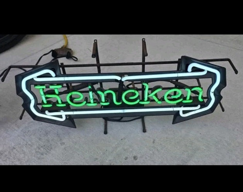 Vintage heineken neon beer - heineken,