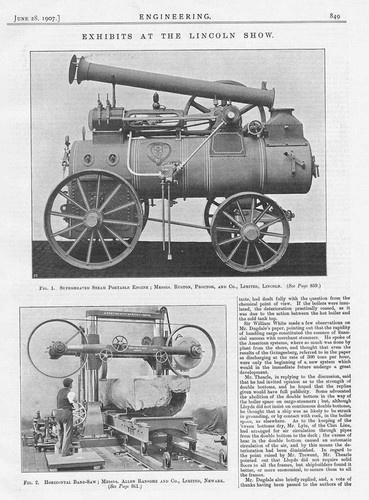 1907 antique engineering - 1907,