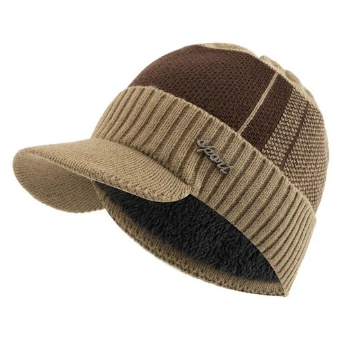 Mens winter warm peaked beanie - winter,