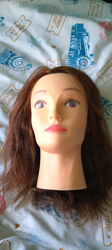 Female hair mannequin - female,