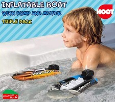 Inflatable Power Boat Bath Toy