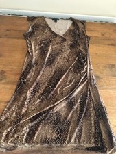 Lauren Ralph Lauren Snake Skin Style Dress XL