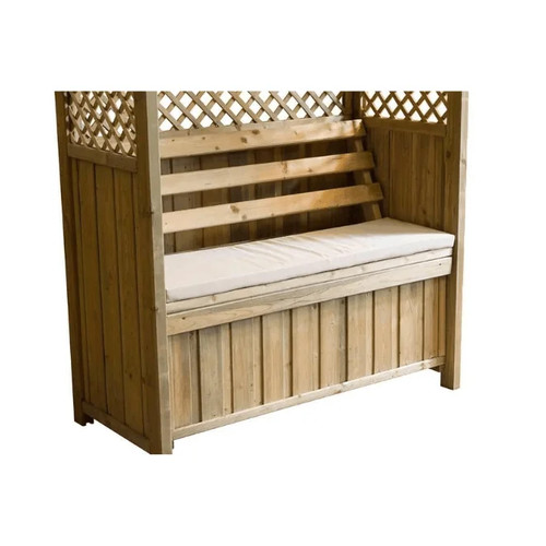Stone arbour seating pad - seating,