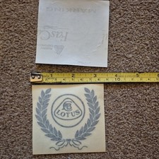 3x Lotus laurel leaf decal