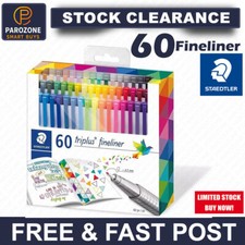 Staedtler Triplus Fineliner Pens | 0.3mm | Box of 60,36 & 42 Assorted Colours