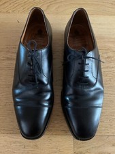 Men's Crockett & Jones for Gordon Scott Black Oxford shoes size 10.5 E UK