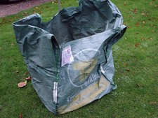 2 X LARGE DUMP BAGS GRAVEL BALLAST OR LOGS AND LEAVES 1 TON BUILDERS BAGS