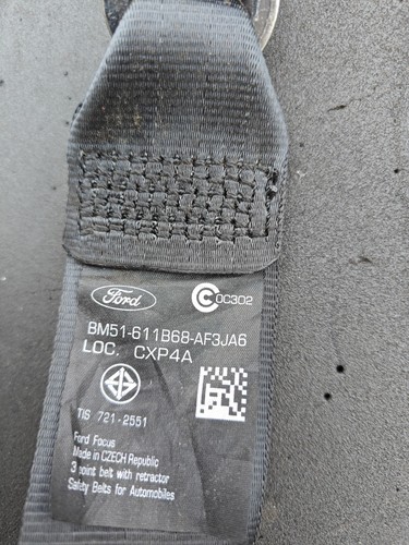 Genuine ford focus seat belt - ,