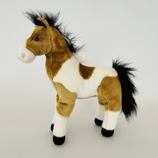 Ark Toys Soft Toy Cuddly Plush Horse Pony Pinto Paint Stuffed Animal 14”