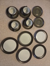 Denby Dark Green Chevron Five