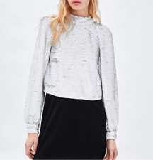 ZARA Blouse Top Womens Small