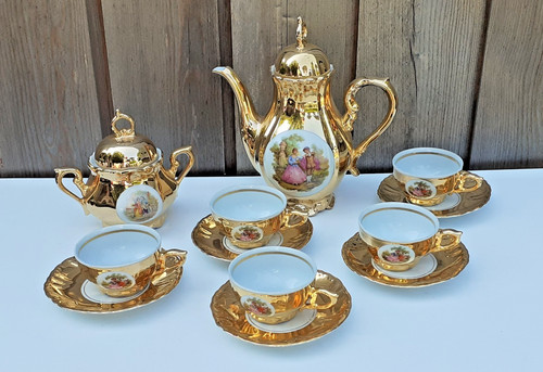 Bondware porcelain gold - gold, gilt